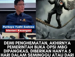 MBG Mau Dipangkas? Menkeu Bocorkan Opsi 5 Hari Sekolah, Hemat hingga Rp 40 Triliun!