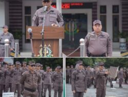 Kepala Kejaksaan Tinggi Aceh Drs Yudi Triadi,S.H.,M.H., memimpin Upacara Peringatan Hari Ulang Tahun ke-75 Persatuan Jaksa Indonesia (PERSAJA)