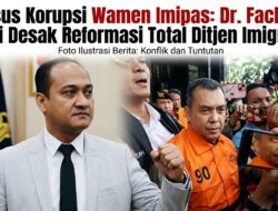 Kasus Korupsi Wamen Imipas:  Dr. Fachrul Razi Desak Reformasi Total Ditjen Imigrasi