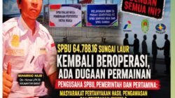 SPBU 64.788.16 Sungai Laur Kembali Beroperasi, Publik Pertanyakan Transparansi Hasil Pengawasan dan Evaluasi