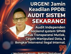 Kejanggalan SPMB Jawa Barat Terus Berulang, Publik Desak Gubernur Jabar Audit SPMB Jabar dengan Melibatkan IT Independen Sistem Backend