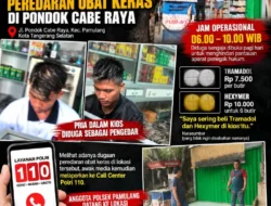 Berkedok Toko Sembako, Kios di Pondok Cabe Raya Diduga Jadi Sarang Peredaran Obat Keras