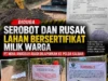 Diduga Serobot dan Rusak Lahan Bersertifikat Warga, PT Nova Anugrah Abadi Dilaporkan ke Polda Kalbar